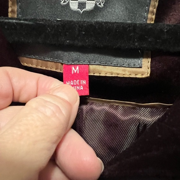 Vince Camuto Purple Satin and Velvet Quilted Jacket with High Collar Size Medium - Picture 4 of 12